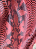 snake print leather